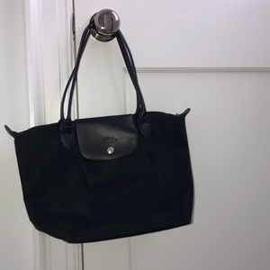 Authentic black Longchamp bag